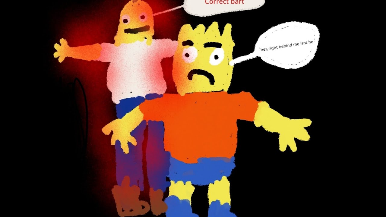 Bart vs homer but im really bad at it