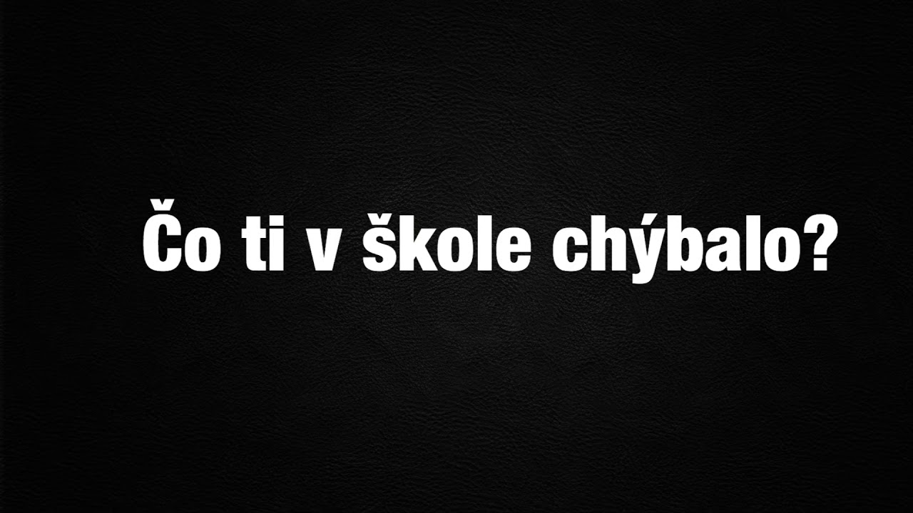 Etická výchova - výchova pre život