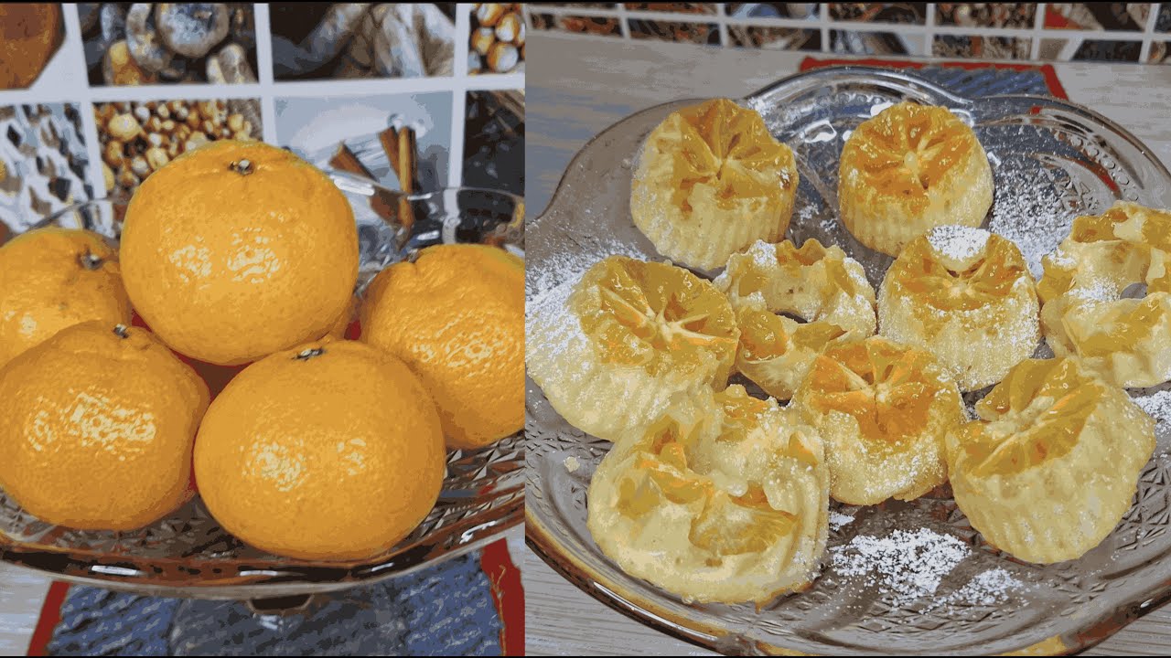 mini tangerine cakes🧁🍊
