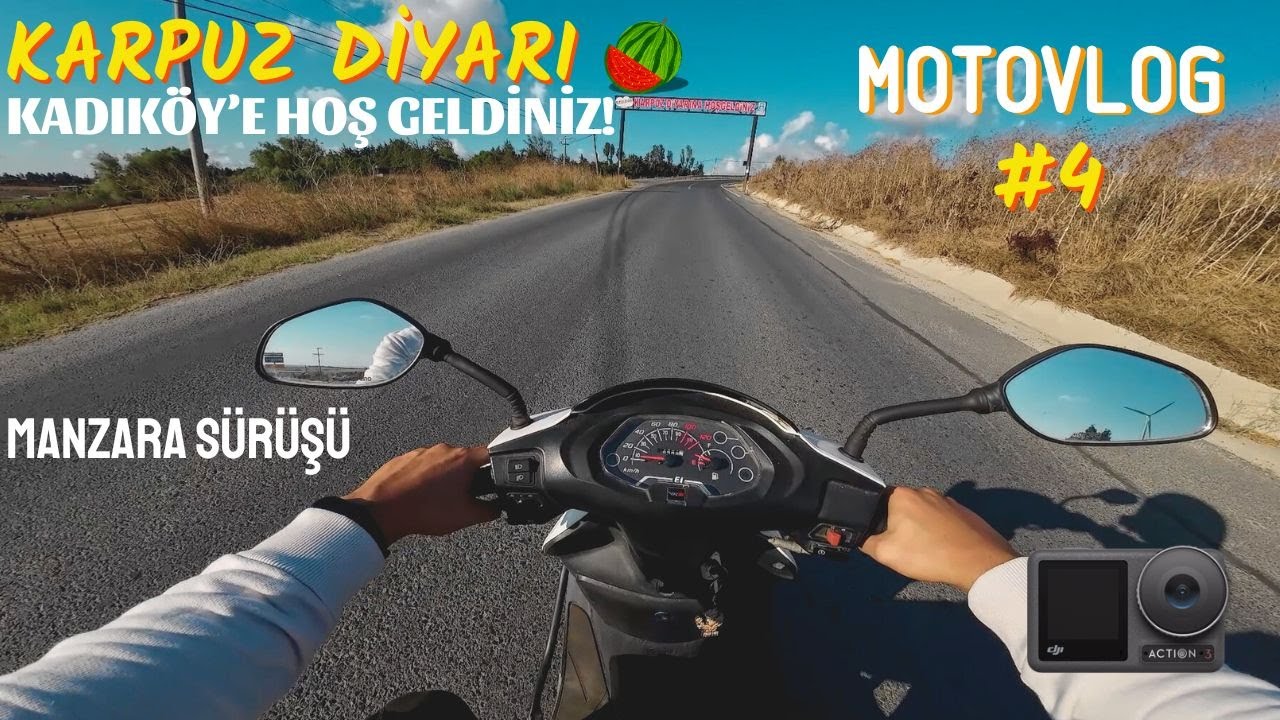 KARPUZ DİYARI'NA HOŞGELDİNİZ | İş Çıkışında Manzara Sürüşü | MOTOVLOG #4