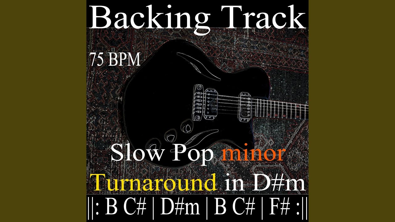 Backing Track Slow Pop minor Turnaround in D#m
