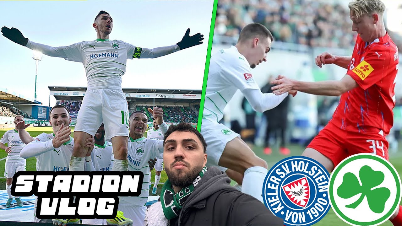 Mein erster Stadion Vlog Fürth Vs Kiel❗️☘️🔥￼￼