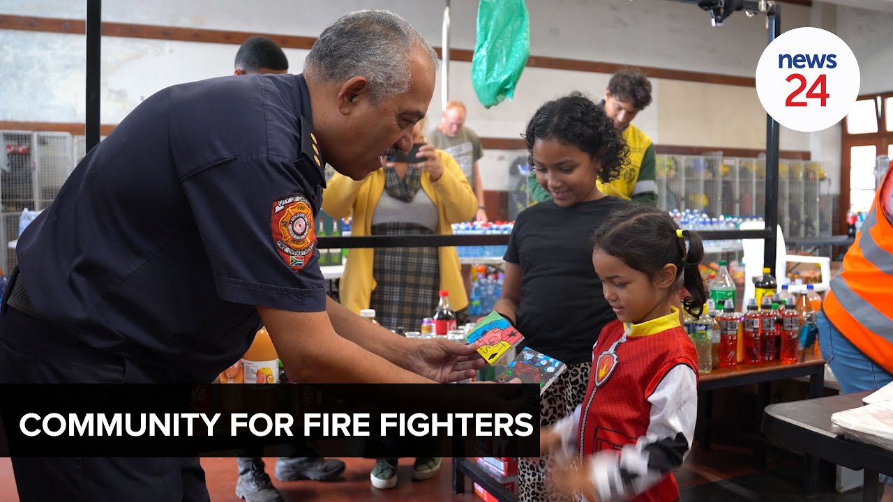 WATCH | 'There's more food here than a Makro warehouse.' Lakeside Fire Station receive donations