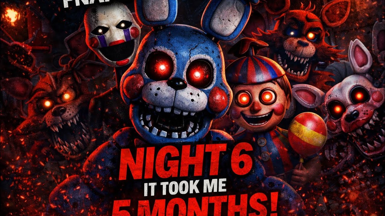 Fnaf2 night 6 we are finishing it [hopefully] live