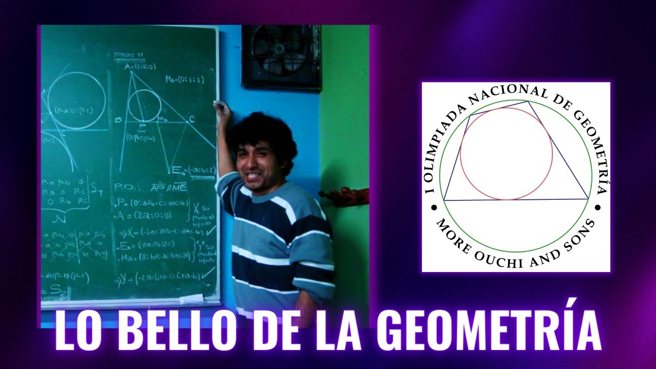 JULIO ORIHUELA NOS ENSEÑA GEOMETRÍA | LA PRIMERA OLIMPIADA DE GEOMETRÍA EN PERÚ
