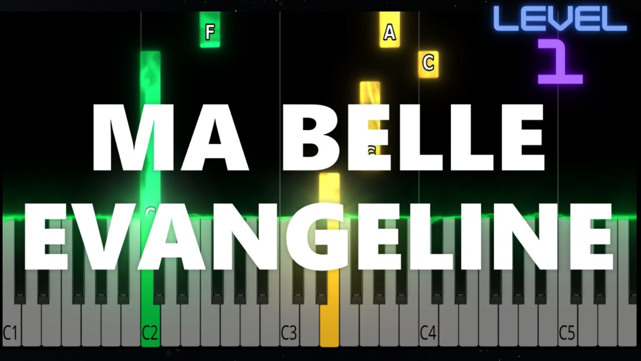 Ma Belle Evangeline - Princess and the Frog - EASY Piano Tutorial