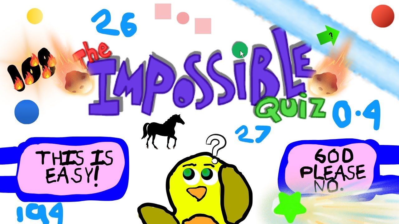 Playing The Impossible Quiz!