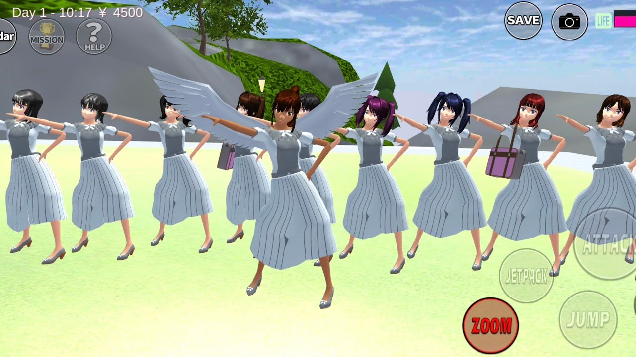 How to make sakura school simulator dance video #dancevideo#sakuraschoolsimulator 