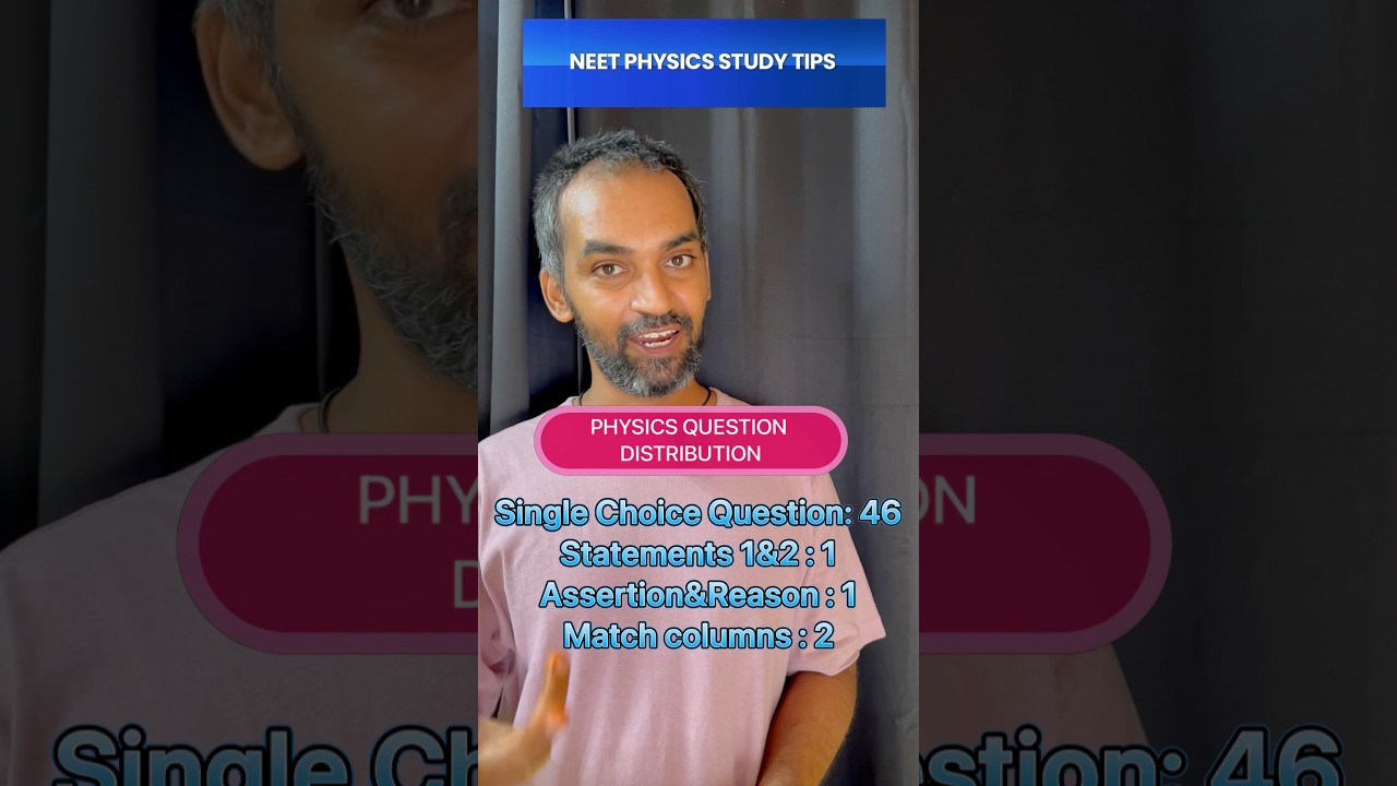 NEET 2025 Physics study tips