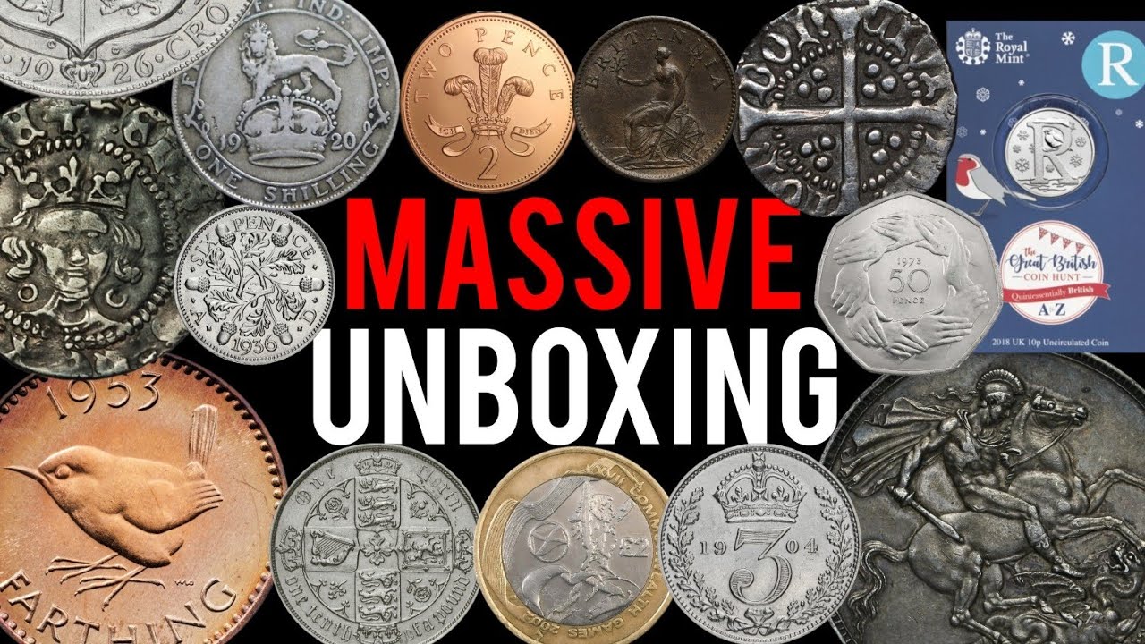 Моя самая масштабная распаковка монет! | Массовая распаковка британских монет