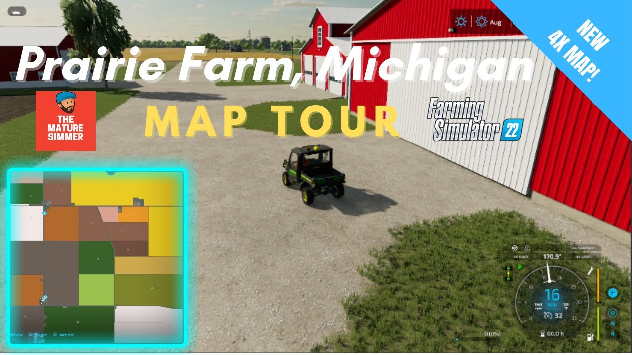 Prairie Farm, Michigan by TaylorFarms - Map Tour | Farming Simulator 22