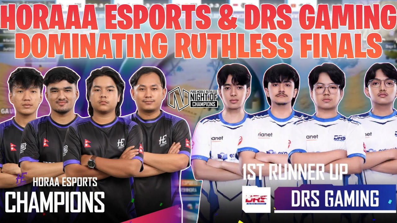 HORAA ESPORTS & DRS GAMING DOMINATION 🤯🔥 NEPALI TEAMS DOMINATION IN RUTHLESS FINALS 🇳🇵💓 - GAURABYT |