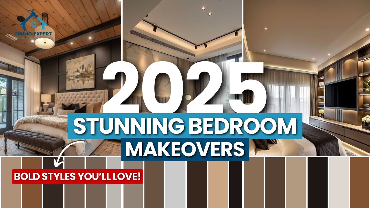 Trending Bedroom Makeovers for 2025: Calming, Bold, and Unique Styles