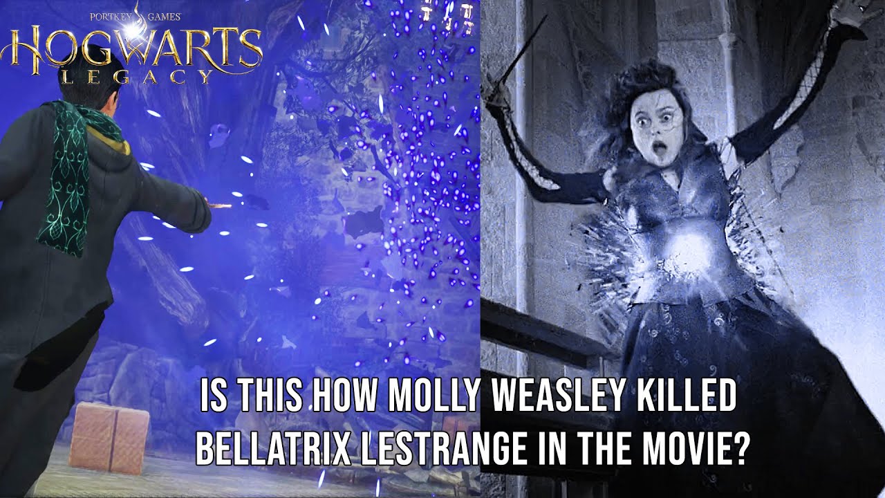 Did Molly Weasley kill Bellatrix using Ancient Magic shown in Hogwarts Legacy?