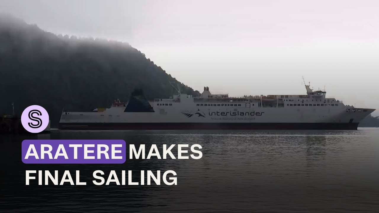 Aratere makes final Cook Strait sailing after 26 years | Stuff.co.nz