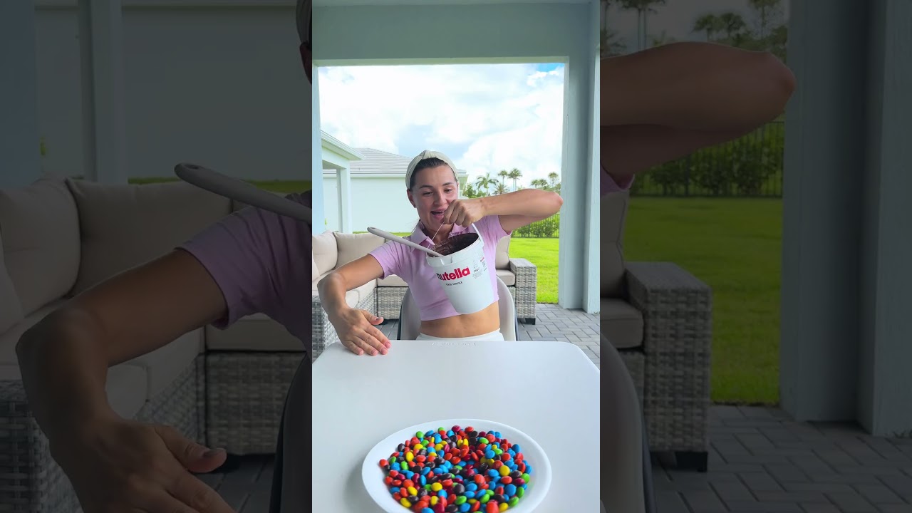 Giant Nutella vs Chocolate Candy AURA +9999 😱🍫💀 #shorts #khamitovy #martaandrustam