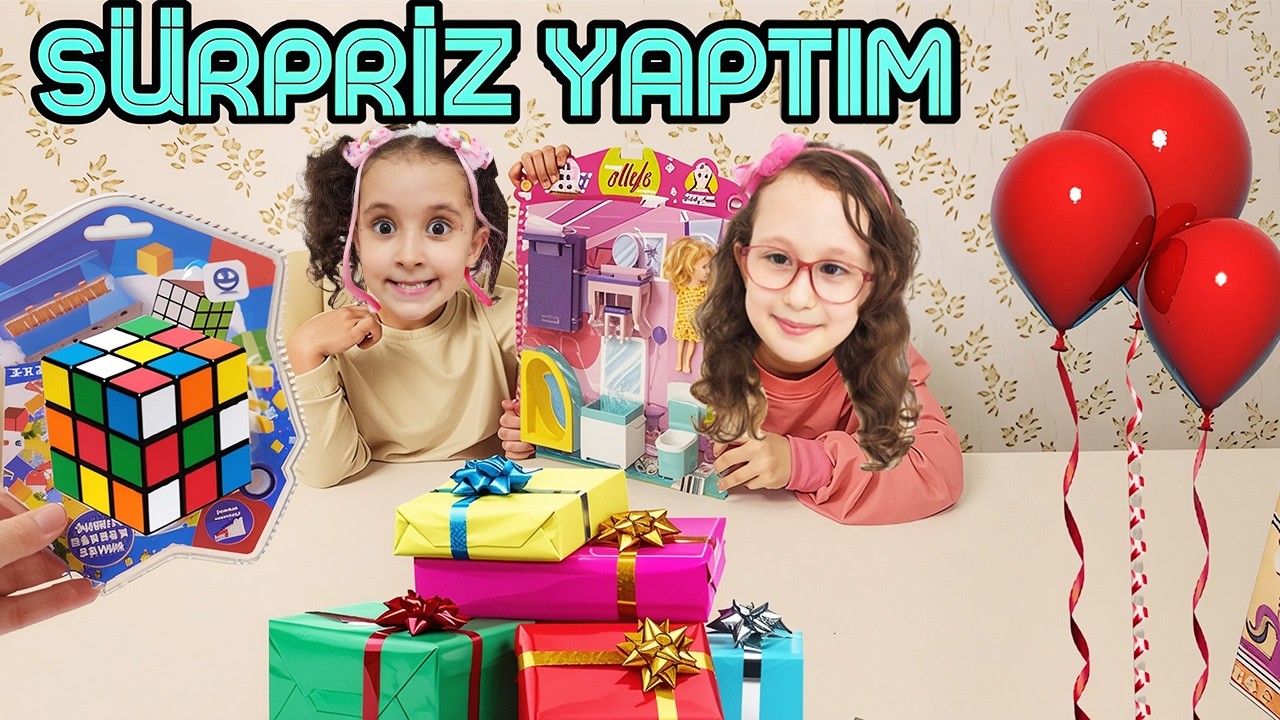 BAHAR VE BANU ALYAYA SÜRPRİZ YAPTIM !!