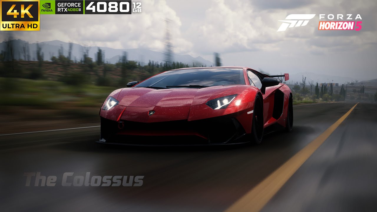Forza Horizon 5 | The Colossus | Lamborghini Aventador Superveloce | 4K Maximum Settings | Gameplay