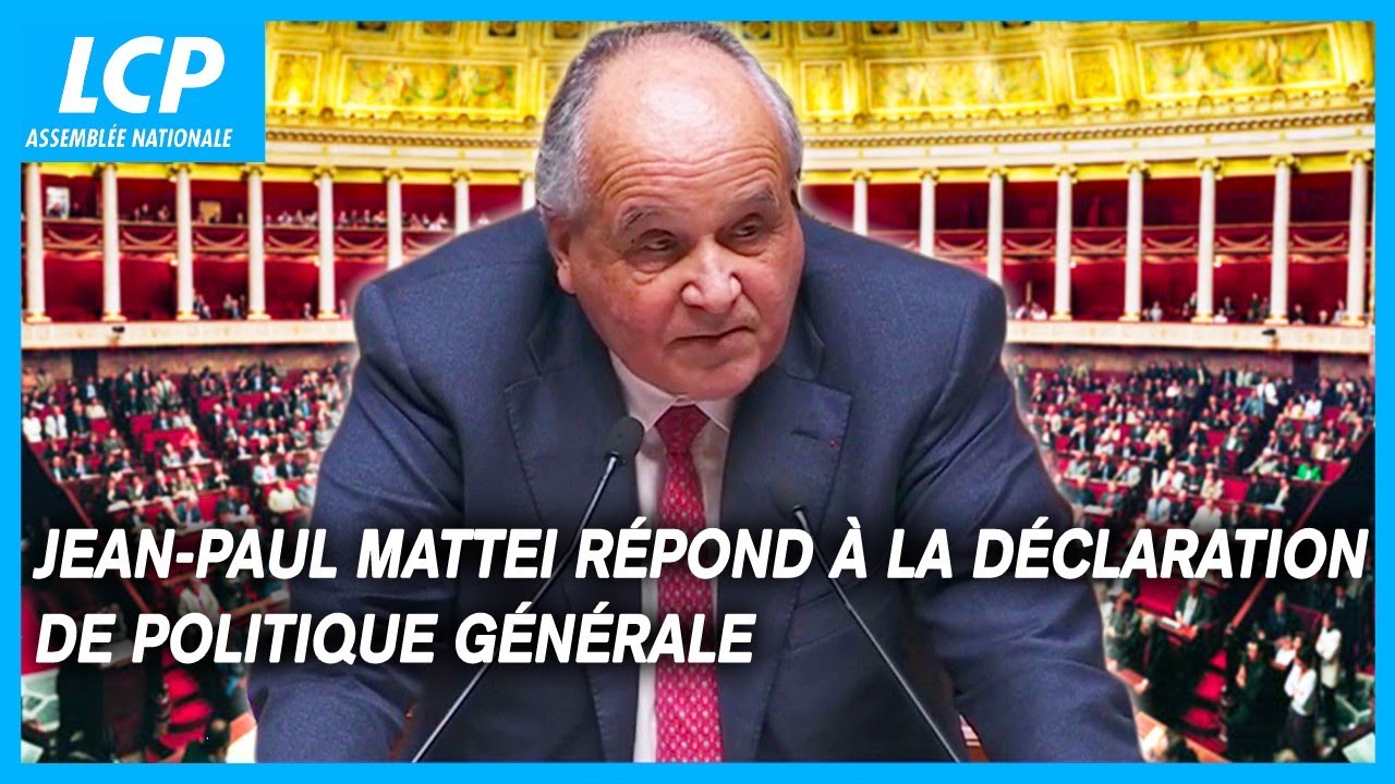 Jean-Paul Mattei, sa réponse à la déclaration de politique générale de Gabriel Attal - 30/01/2024
