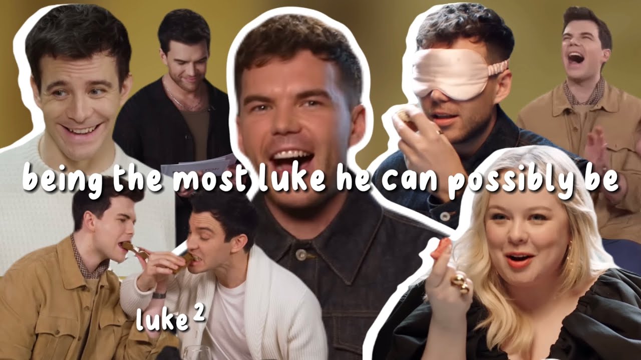luke newton being the most luke he can possibly be