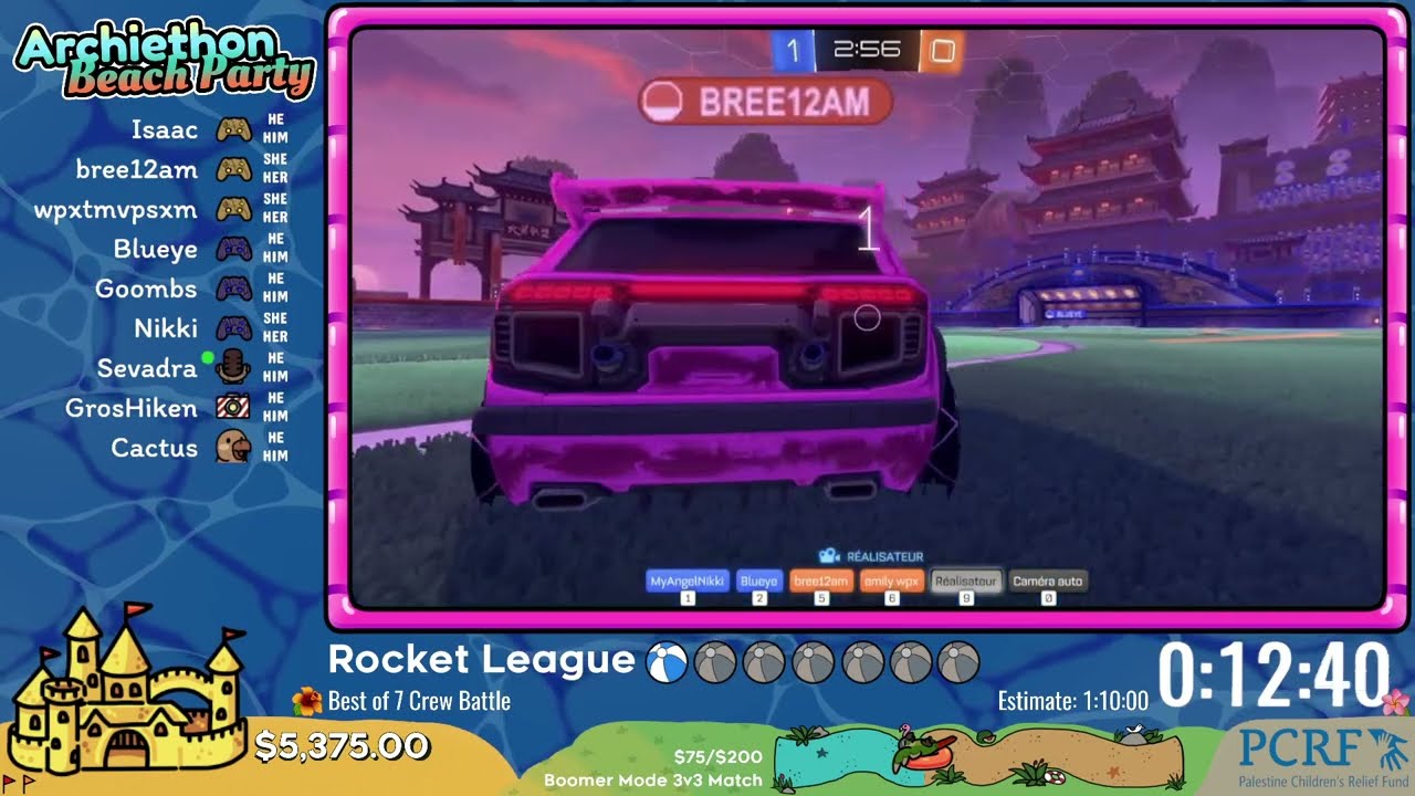 Archiethon V || Rocket League - Best of 7 Crew Battle