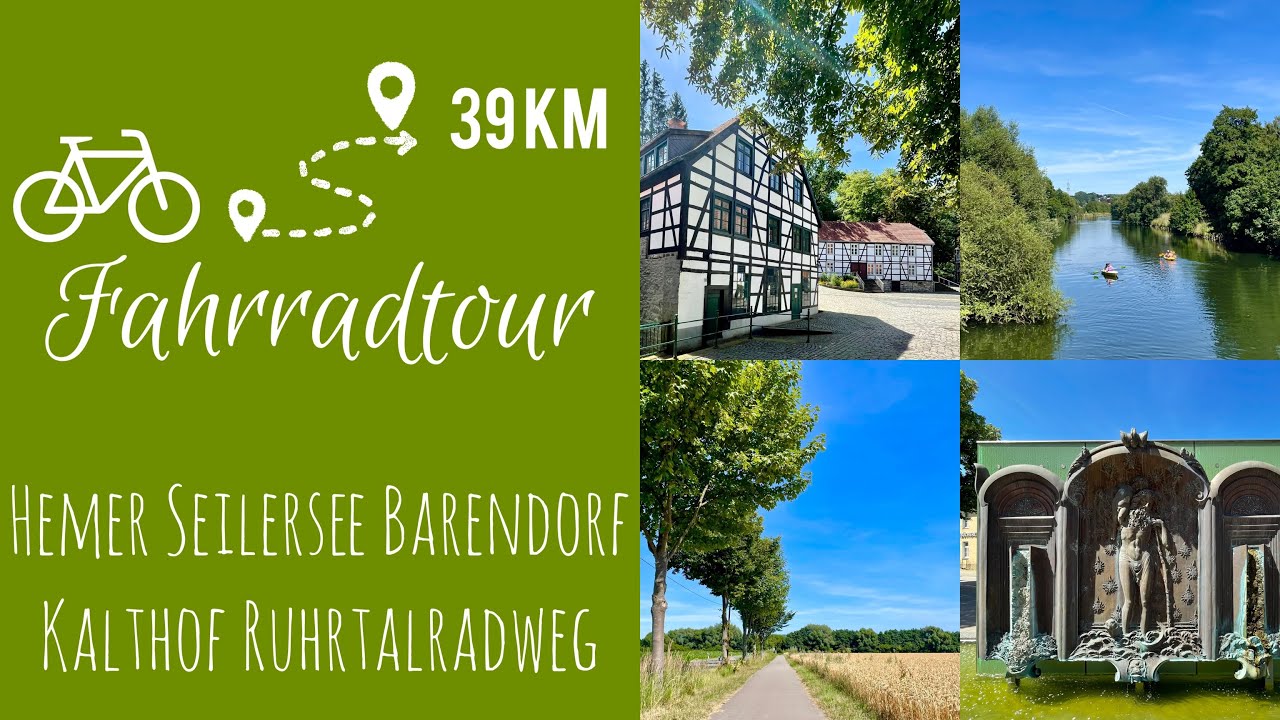 Alte Bahntrasse 🚊, Schmetterlingsroute🦋, Dorf & Fabrik, See 🚤💦  und Ruhrwiesen🌱