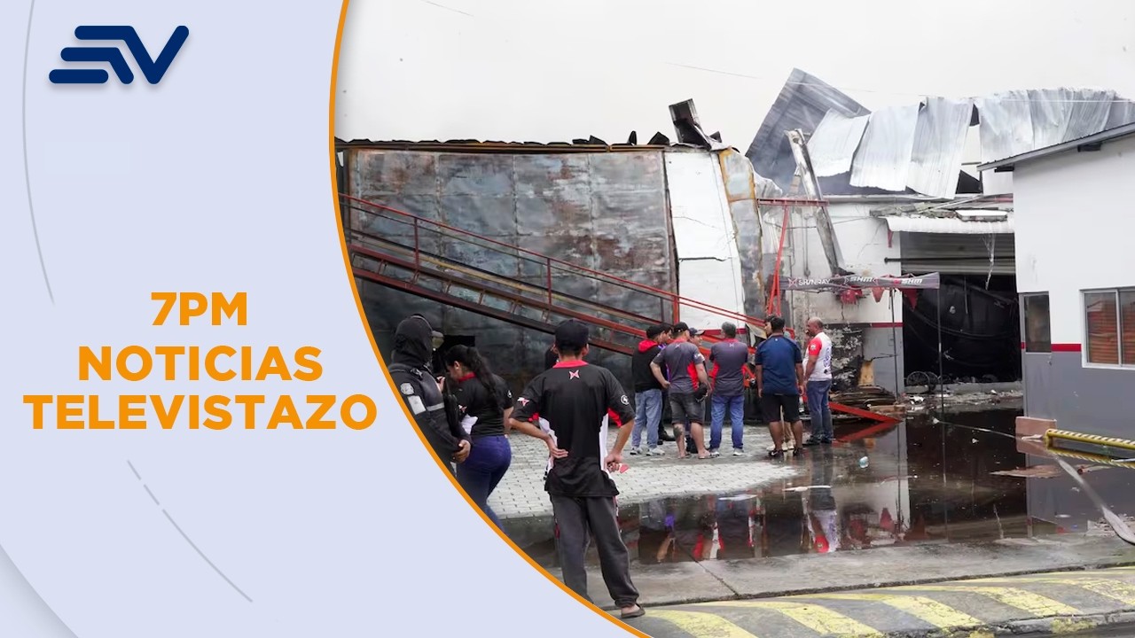 Guayaquil: 12 mil metros cuadrados de bodega fueron destruidos por incendio | Televistazo | Ecuavisa