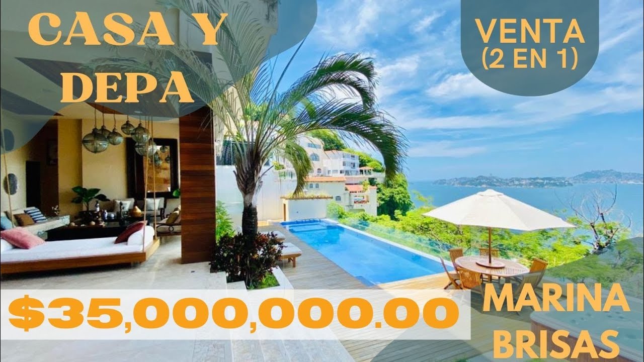 VENTA CASA Y DEPA  en Acapulco!! 2 en 1 ¡OPORTUNIDAD DE INVERSIÓN!