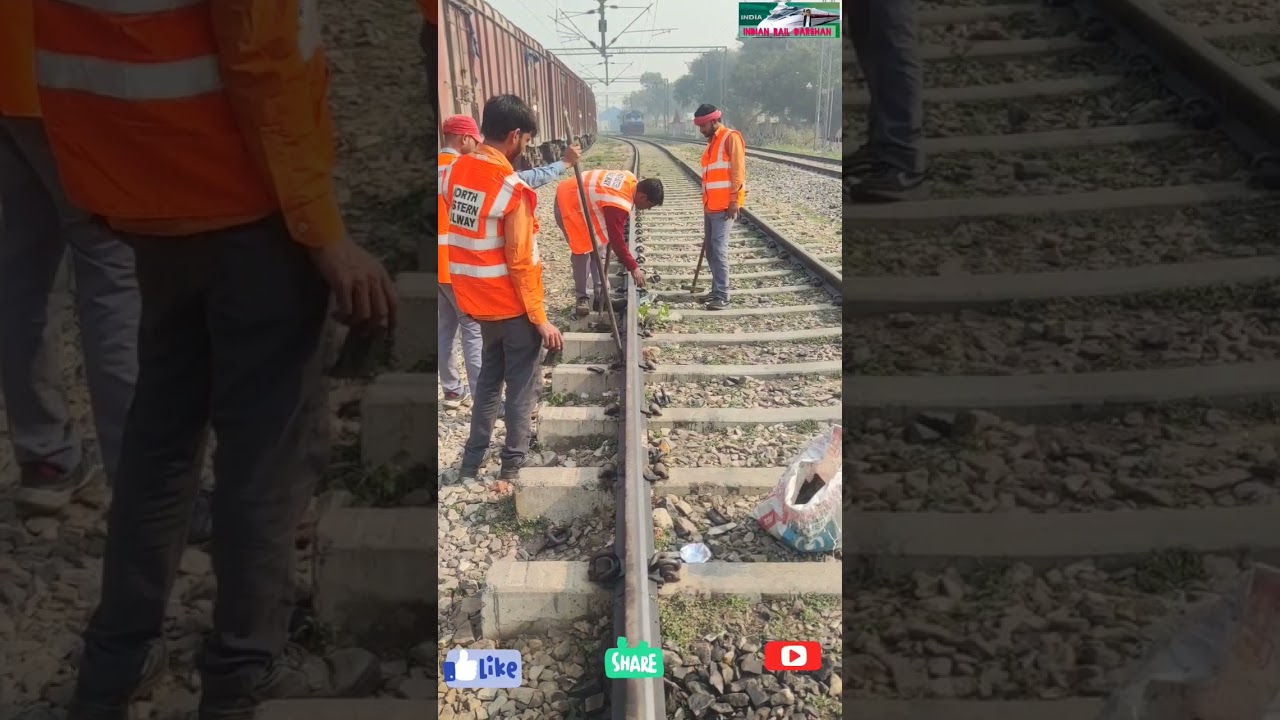 Group D track maintainer job profile. 🥀🇮🇳Indians rail darshan 🌺🌾