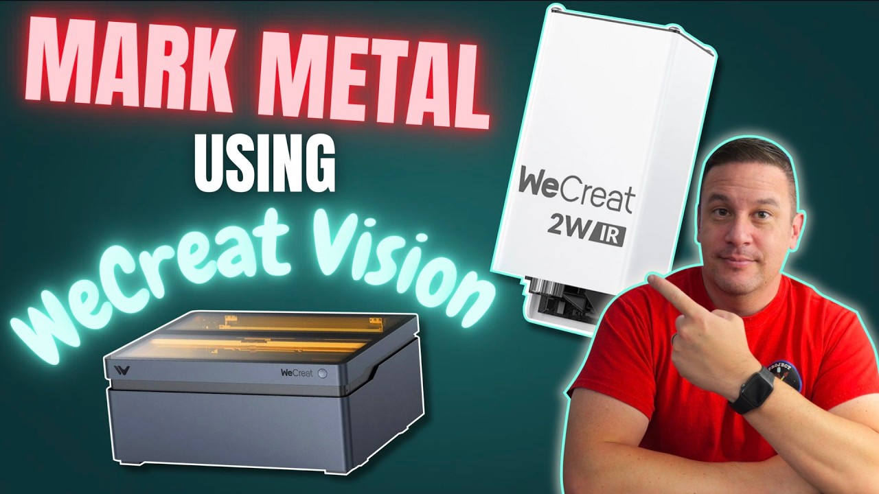 SET UP & TEST the WeCreat 2W IR (Infrared) Laser Module for ENGRAVING METALS w/ Vision Unit
