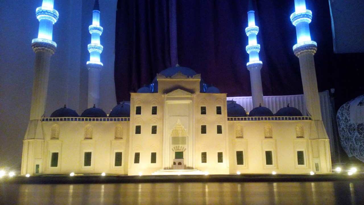 Süleymaniye Camii karton maketi (Detaylı görüntülerle)