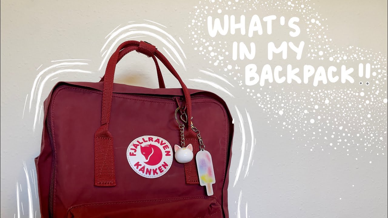 What's in my backpack (College/University)