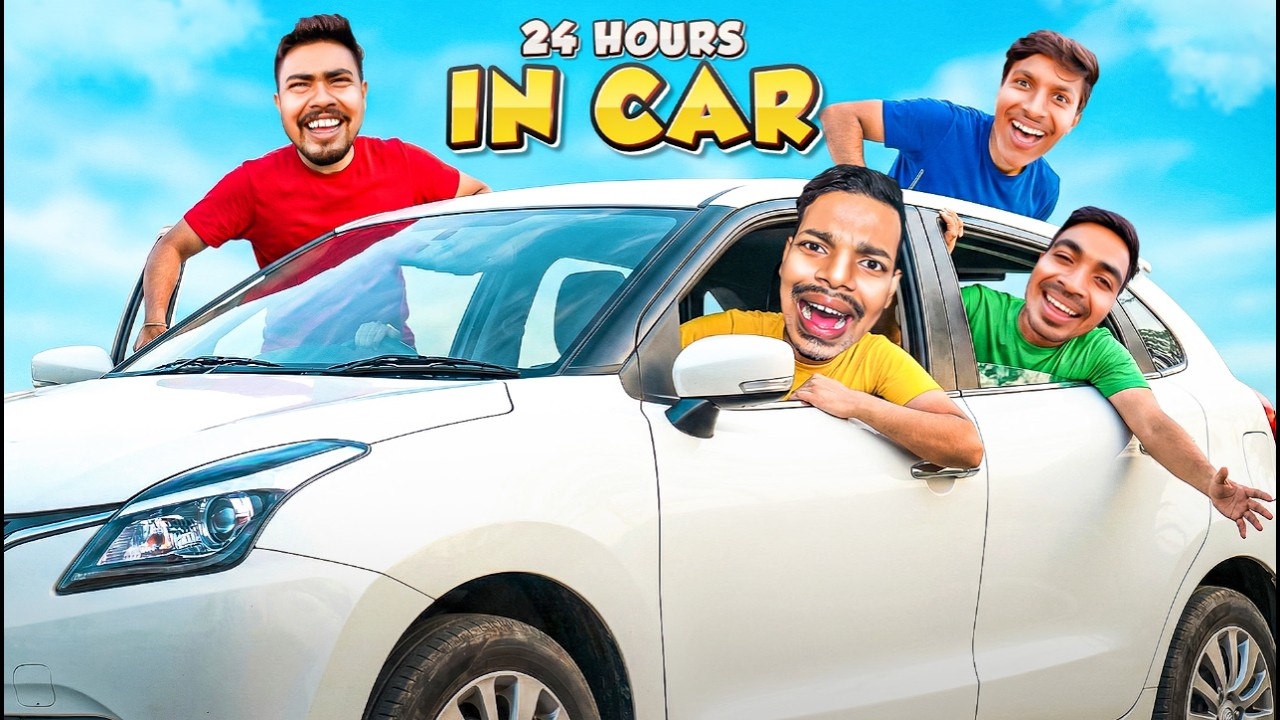Living 24 Hours in Car Challenge | ২৪ ঘন্টা গাড়িতে থাকার চ্যালেঞ্জ 🤣