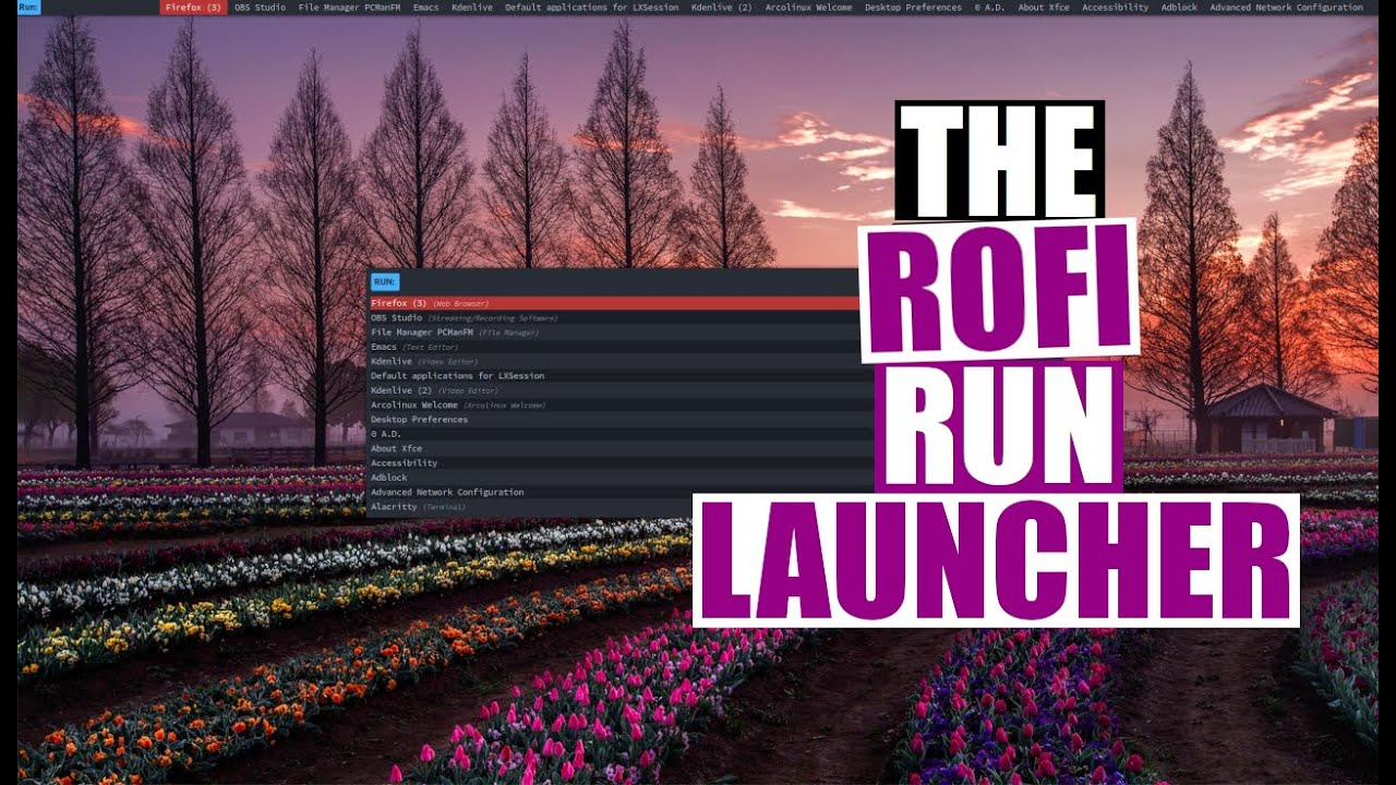 Rofi похож на Dmenu, но не такой отстой