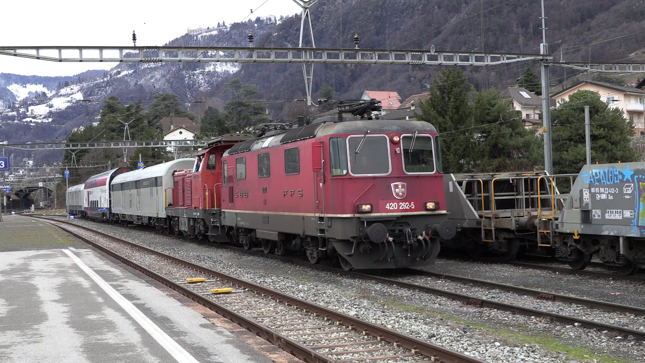 Transfert WRB 2N, arrivée à Villeneuve [4K]