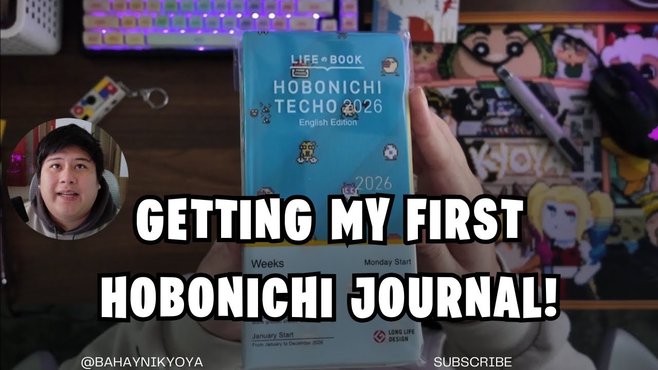 Unboxing My Hobonichi x Tamagochi | My First Hobonichi Journal!