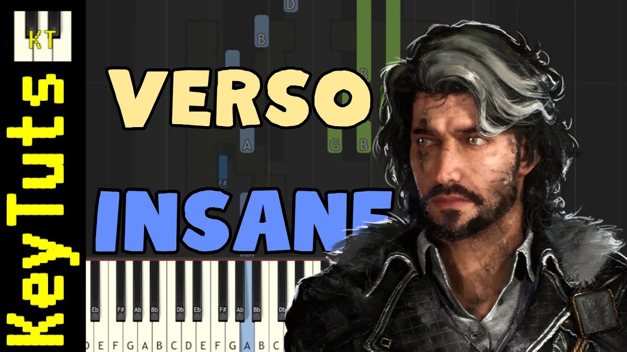Verso [Clair Obscur: Expedition 33] - Insane Mode [Piano Tutorial] (Synthesia)