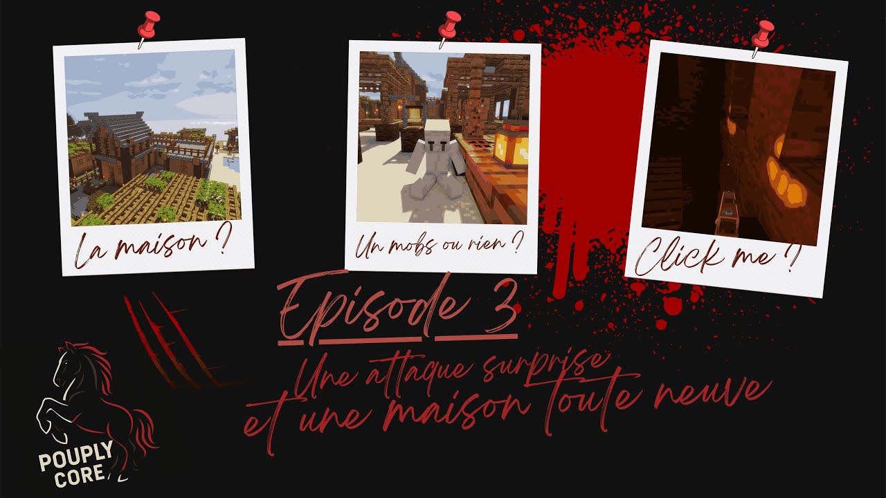 Shadow Of Minecraft | épisode 3 : Une attaque surprise....et une maison toute neuve