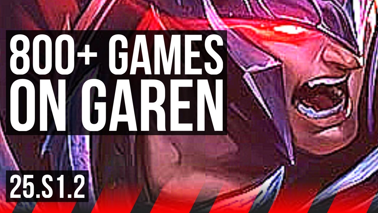 GAREN vs HEIMERDINGER (TOP) | 800+ games | KR Master | 25.S1.2