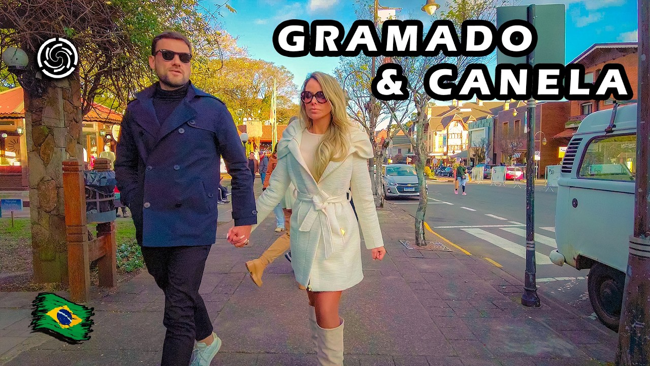 Прогулка по ГРАМАДУ И КАНЕЛЕ — Сокровища Серра-Гауча — Южная Бразилия 【 4K UHD 】