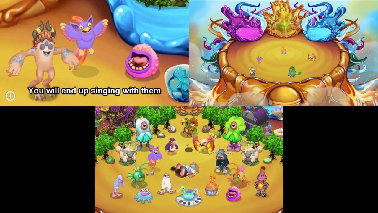 My Singing Monsters Fire Oasis Mix