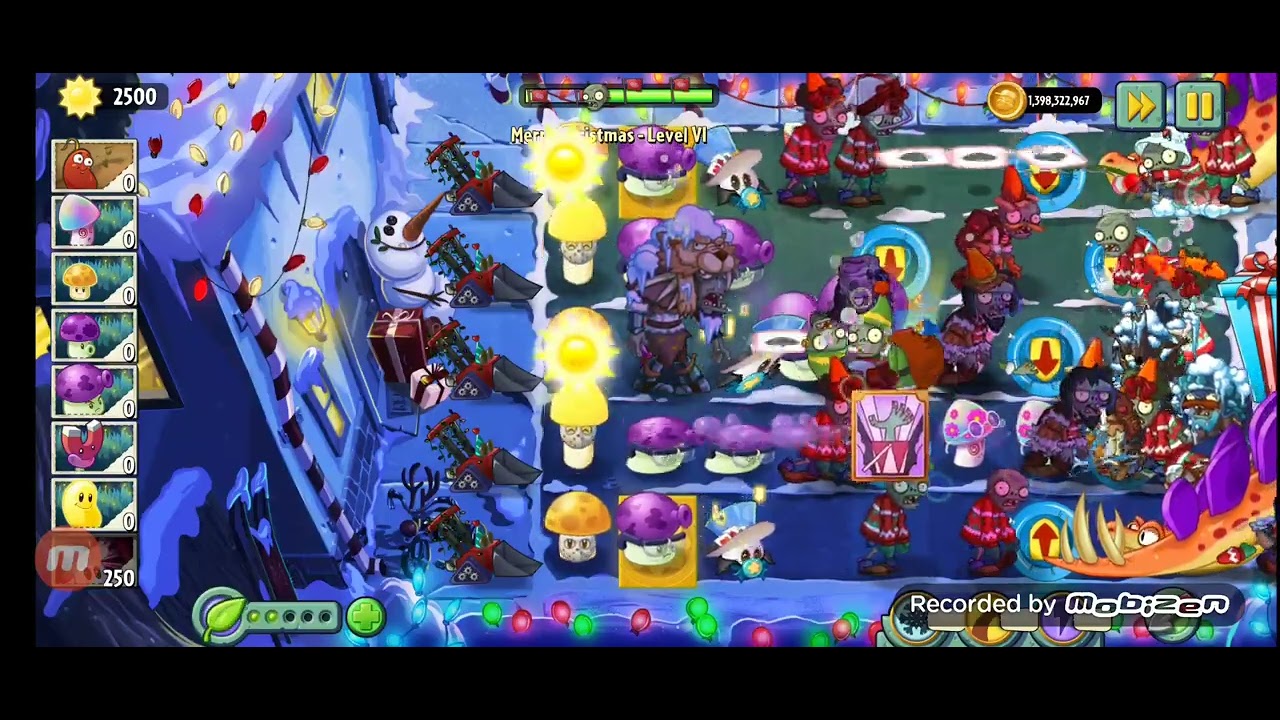 Plants Vs Zombies 2 Reflourished - Merry Christmas - Level VI - The last Stand