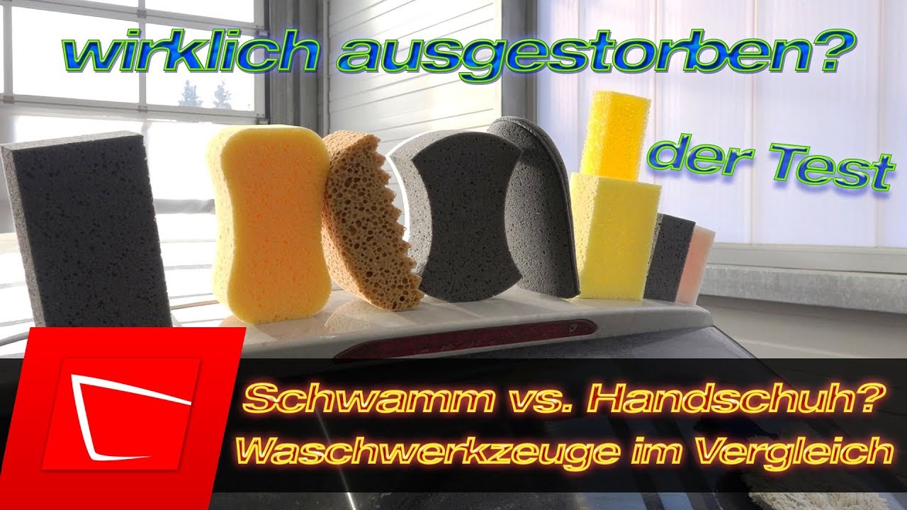 Waschschwamm vs. Microfaser Waschhandschuh - Autopflege mit Schwamm gefährlich für Lack?