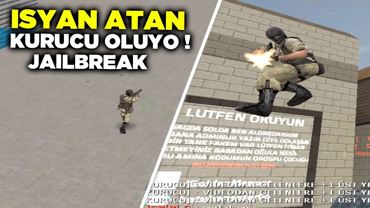 BANA İSYAN ATANA KURUCU VERİLDİ ÇOK RİSKLİ OLDU! - CS 1.6 JAİLBREAK