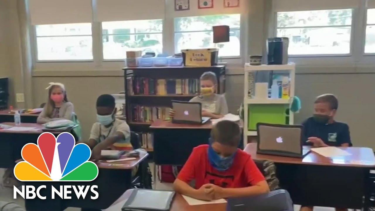 Schools Begin Reopening Amid Coronavirus Restrictions | NBC Nightly News