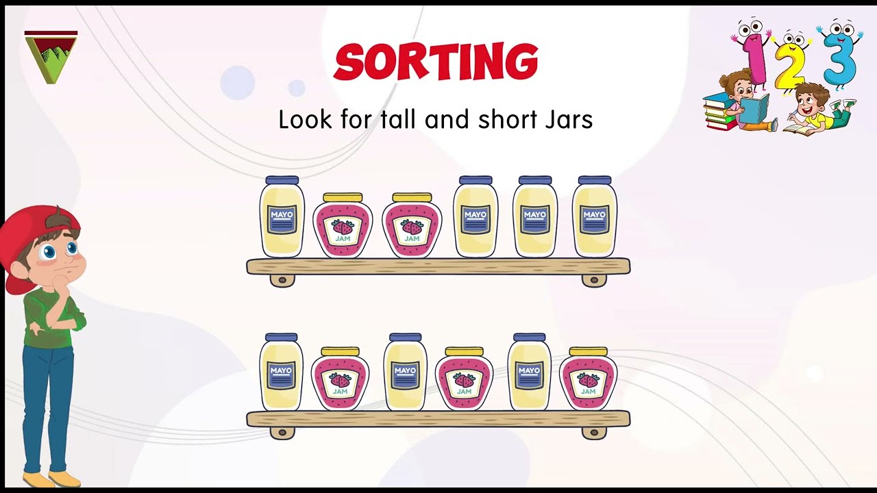 Sorting Jars for Kids | Learn Grouping Vocabulary