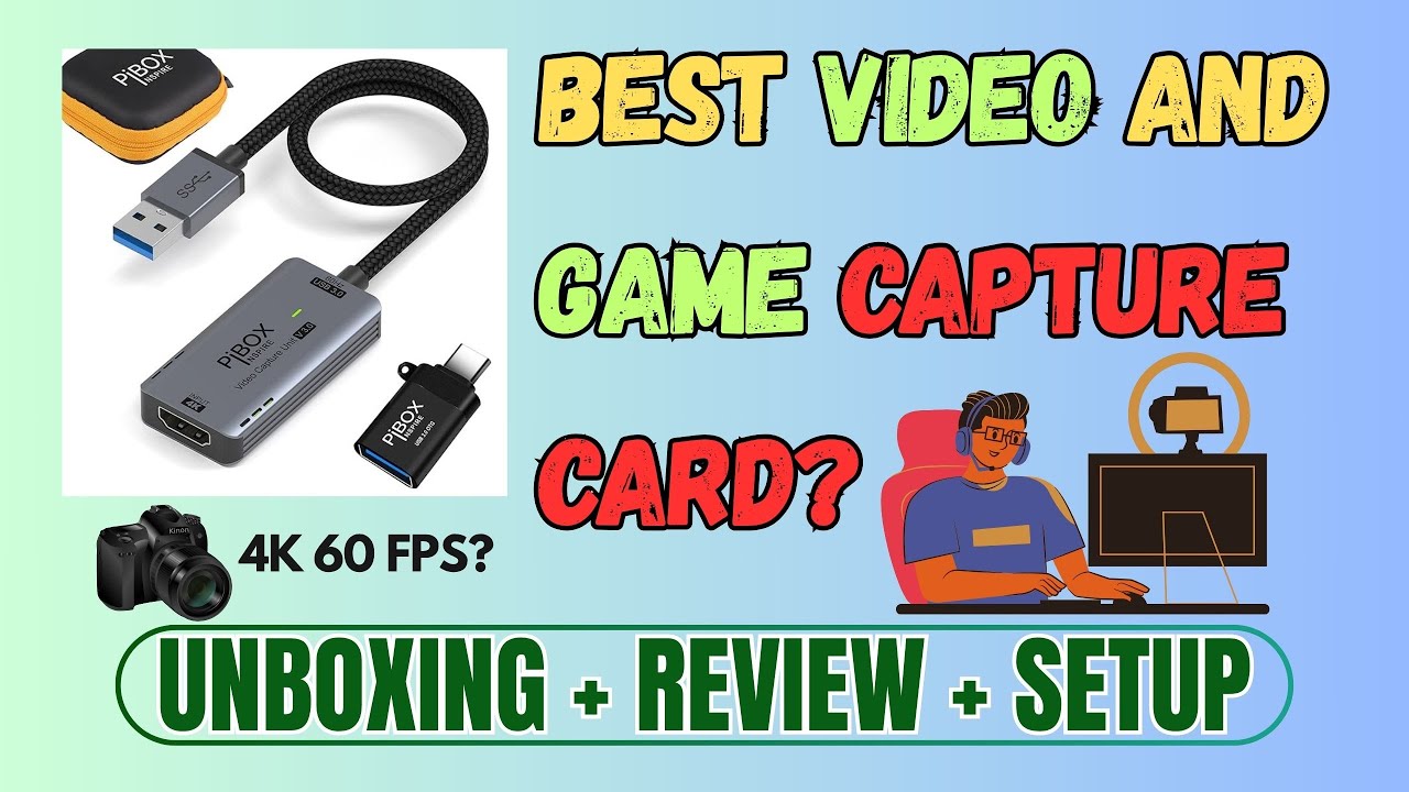 PiBox India 4k | Best Budget Video Capture Card for Recording and Streaming 