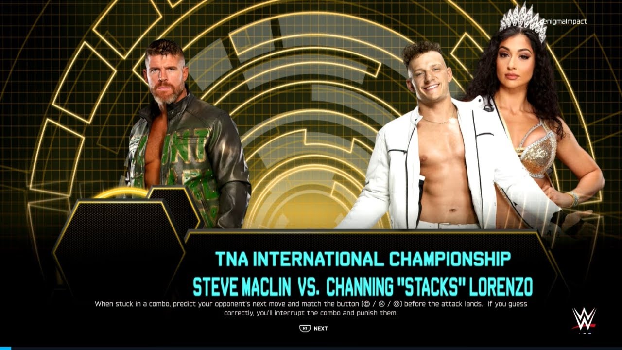 TNA Impact Stacks vs Steve Maclin for the TNA International Championship Match
