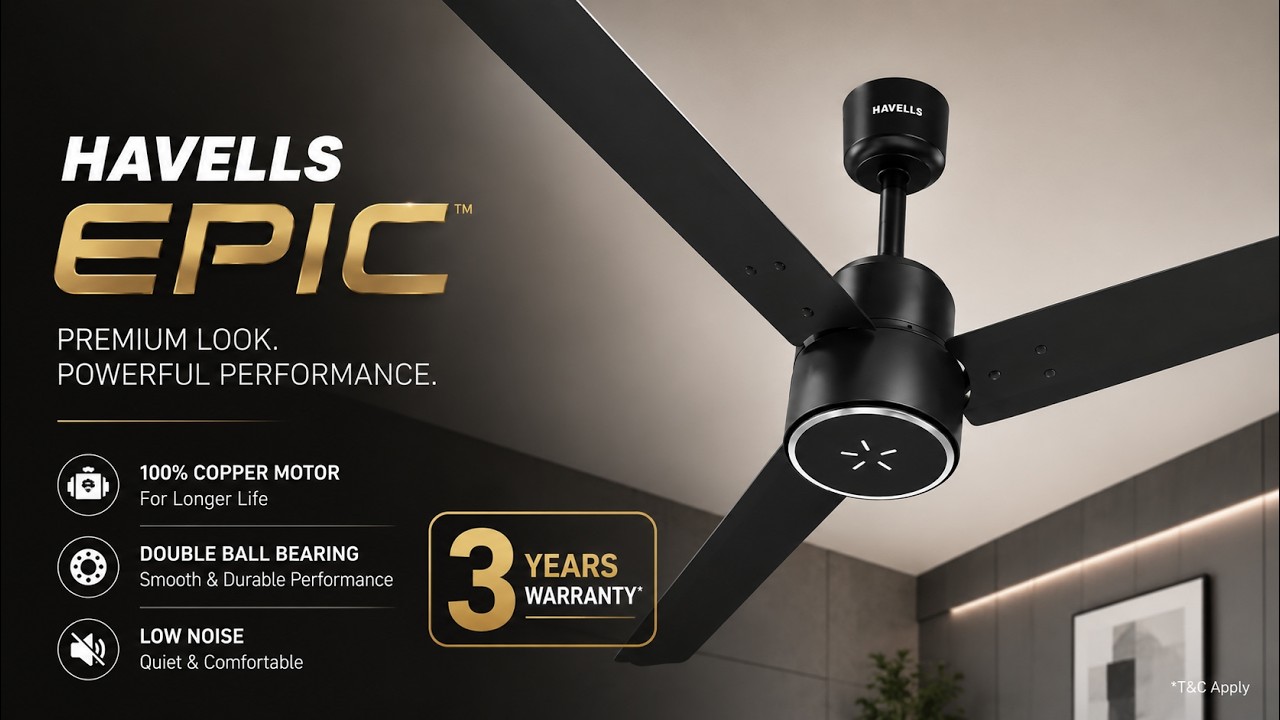 Havells EPIC BLDC Series Fan Tamil