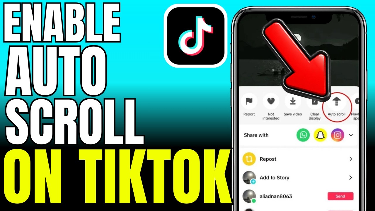 Как включить автоматическую прокрутку в TikTok в 2026 году (быстро и легко)